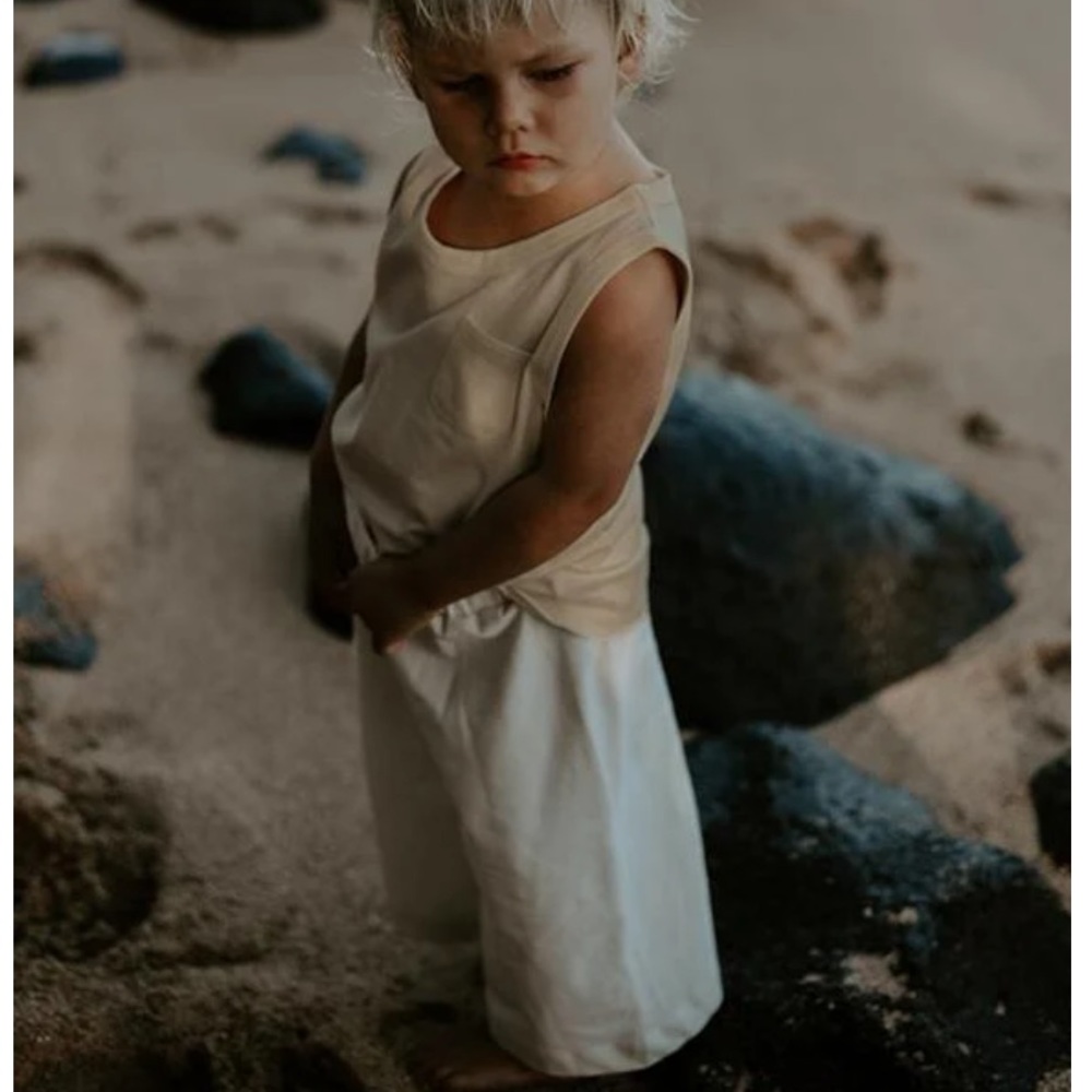 The Simple Folk Wide Leg Trousers Undyed
